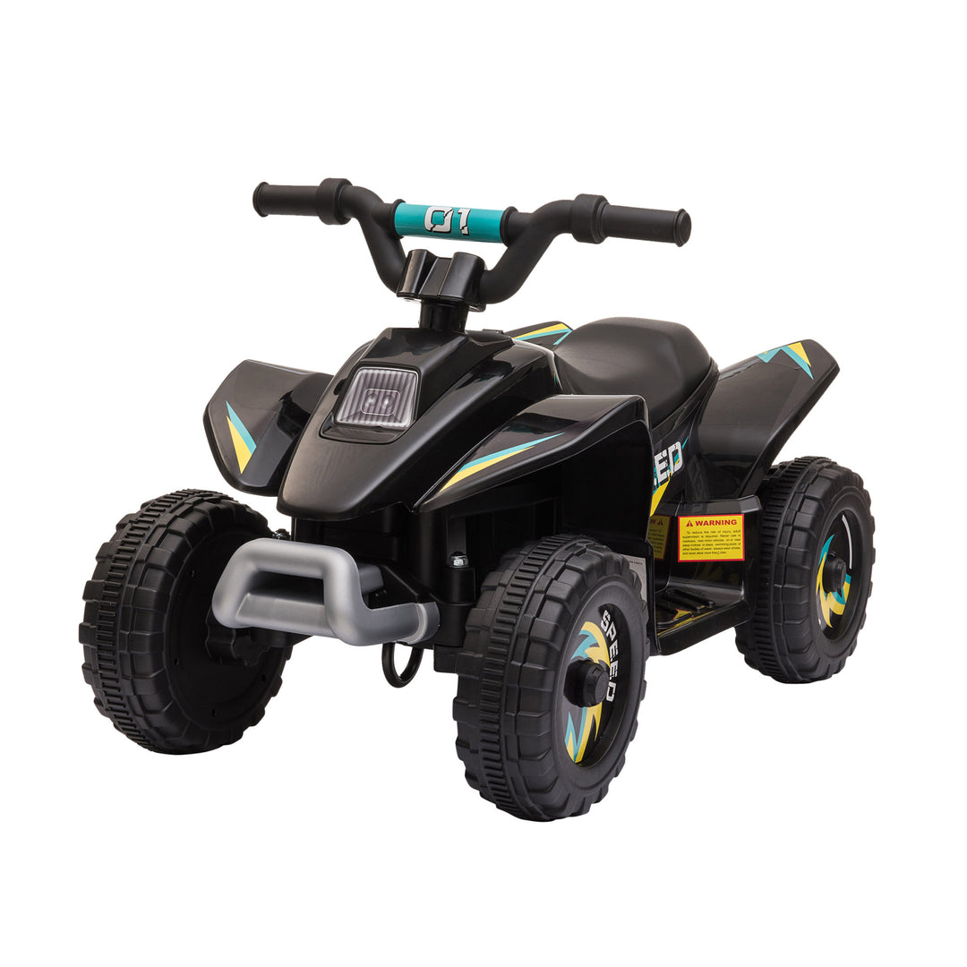 Aosom Kids Ride on ATV, 6V Battery Powered Quad Car with Forward, Reverse Switch, for Boys Girls 18-36 Months, Green