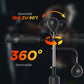 Soozier 4-in-1 Free Standing Punching Bag, Height Adjustable Boxing Bag with 2 Speed Balls, 360Â° Reflex Bar, Black