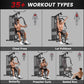 Soozier Multi-Exercise Home Gym Station with 99lbs Weight Stack, for Full Body Workout