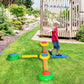 Outsunny 8pcs Balance Beam for Kids, 4 Sensory Pads and 4 Beams with Non-slip Surface & Bottom, Stackable Stepping Stones Kids for Boys Girls 3-6 Years, Multicoloured