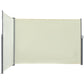 Outsunny Double Retractable Side Awning, 236" x 63" Outdoor Privacy Wall, Patio Screen for Garden, Balcony, Backyard, Grey