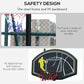 Soozier 6.5'-10' Adjustable Portable Basketball Hoop System Stand Outdoor for Kids Youth Adult