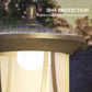 Outsunny 50" Solar Post Light, Cool White LED Outdoor Lamp, Waterproof IP44 for Patio, Garden, Backyard, Pathway