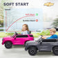 Aosom Licensed Chevrolet Tahoe Kids Ride on Car, 12V 7AH Toddler Electric Car with Parent Remote Control, 3 Speeds, Spring Suspension, LED Light, Horn, Music, Black