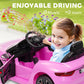 Qaba 12V Maserati Gran Turismo Licensed Kids Electric Car w/ Remote Control, Soft Start, LED Lights, Music, Horn, MP3, White