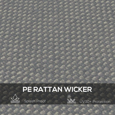 Pergola Canopy Replacement, Pergola Shade Cover for 10' x 10' Pergola (Outsunny 84C-038 Series), Dark Grey