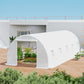 Outsunny 26' x 10' x 6.6' Large Walk in Tunnel Greenhouse Garden Plant Seed Green House Premium Steel Frame