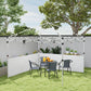 Outsunny Canopy Sidewalls for 10' x 10' or 10' x 20' Pop up Canopy, 2 PCS Canopy Half Walls Only, Grey