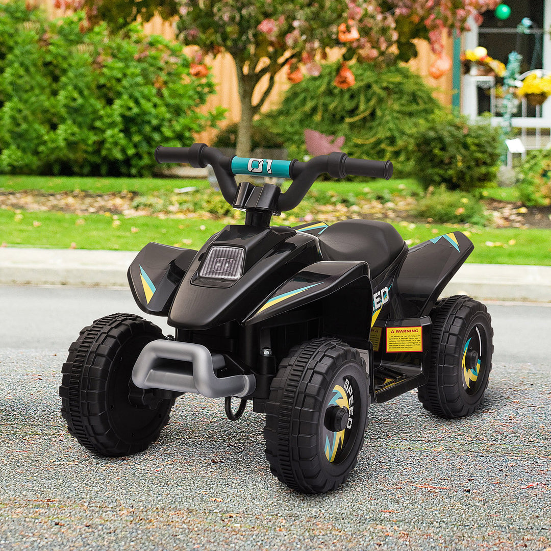 Aosom Kids Ride on ATV, 6V Battery Powered Quad Car with Forward, Reverse Switch, for Boys Girls 18-36 Months, Green