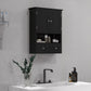 kleankin Bathroom Wall Cabinet, Medicine Cabinet, Over Toilet Storage Cabinet with Shelf and Drawers for Hallway, Living Room, White