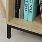 HOMCOM 5-Tier Bookcase, Storage Bookshelf, Display Shelves with Adjustable Shelves for Living Room, Home Office, Nature Wood
