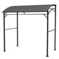 Outsunny 7' x 5' BBQ Grill Gazebo Tent, Garden Grill Canopy with Steel Frame and Hooks, Outdoor Sun Shade, Beige