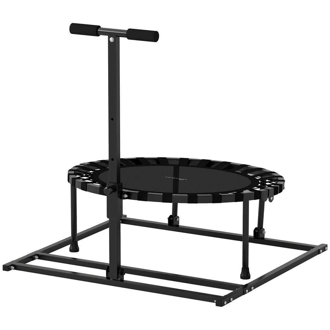 Soozier 2-in-1 38" Rebounder Trampoline for Adult, 8-Angle Adjustable Baseball Volleyball Soccer Rebounder Fitness Trampoline