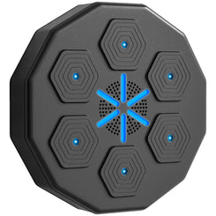Soozier Music Boxing Machine with Gloves and Bluetooth Connection, Wall Mounted LED Light Smart Music Boxing Machine for Adults Punching Beat Training Stress Relief
