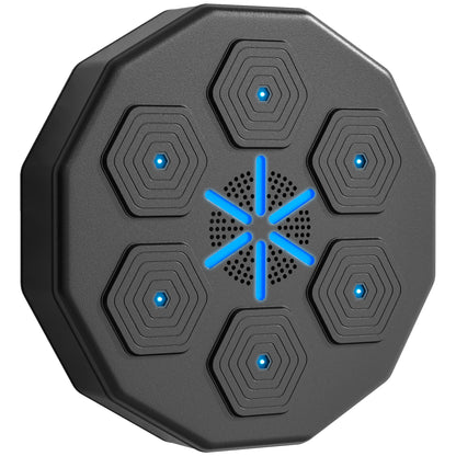 Soozier Music Boxing Machine with Gloves and Bluetooth Connection, Wall Mounted LED Light Smart Music Boxing Machine for Adults Punching Beat Training Stress Relief