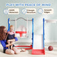Qaba 8 in 1 Slide and Swing Set, Baby Swing Set with Basketball Hoop, Climber, Steering Wheel, for Aged 1-3 Years, Yellow