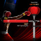 Soozier 4-in-1 Free Standing Punching Bag, Height Adjustable Boxing Bag with 2 Speed Balls, 360Â° Reflex Bar, Red
