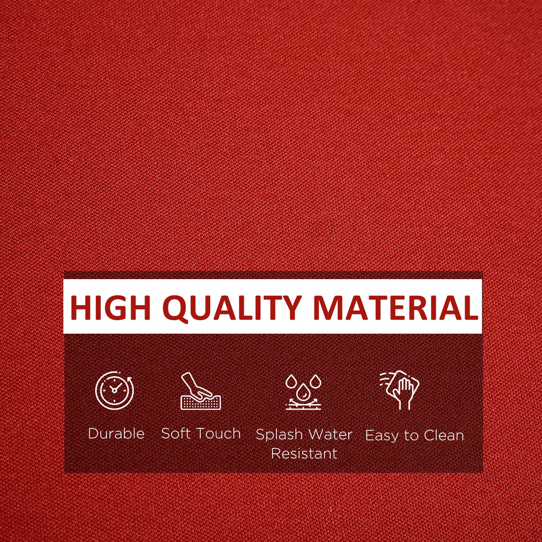 Outsunny Outdoor 14pc Patio Rattan Sofa Set Cushion Polyester Cover Replacement Set - No Cushion Included, Cream White