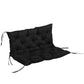 Outsunny Porch Swing Cushion Garden Bench Cushion with Backrest, Non-Slip 2-seater Thick Pad, Swing Chair Mat Replacement for Indoor and Outdoor, 39.4" x 38.6", Dark Grey