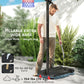 Qaba Kids Basketball Hoop, 6.6-8.5ft Adjustable Height Basketball Net with Weight Bag, for Indoor Outdoor, for 6+ Years