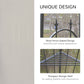 Outsunny 10' x 10' Steel Outdoor Patio Gazebo Canopy with Removable Mesh Curtains, Display Shelves, & Steel Frame, Grey