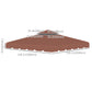 Outsunny 10' x 10' Gazebo Replacement Canopy, Gazebo Top Cover with Double Vented Roof for Garden Patio Outdoor TOP ONLY, Beige