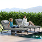 Outsunny 2-Piece Folding Lounge Chairs with Adjustable Backrest, Tanning Chair with Cushion, Side Pocket, Headrest, Grey