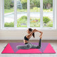 Soozier 4'x6'x2'' Folding Gymnastics Tumbling Mat, Exercise Mat  with Carrying Handles for Yoga, MMA, Martial Arts, Stretching, Core Workouts, Pink and Purple