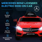Aosom 6V Kids Licensed Ride On Car Toy Battery Powered High/Low Speed with Headlight Music and Remote Control Red