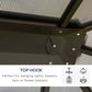 Outsunny 10' x 12' Outdoor Hardtop Gazebo with Polycarbonate Panel Roof, Garden Deluxe Pavilion Canopy BBQ Sunshade Shelter with Removable Curtains