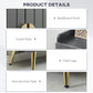 HOMCOM Entryway Shoe Storage Cabinet, Narrow Shoe Cabinet with Adjustable Shelves and Open Shelf for 15 Pairs of Shoes, Grey
