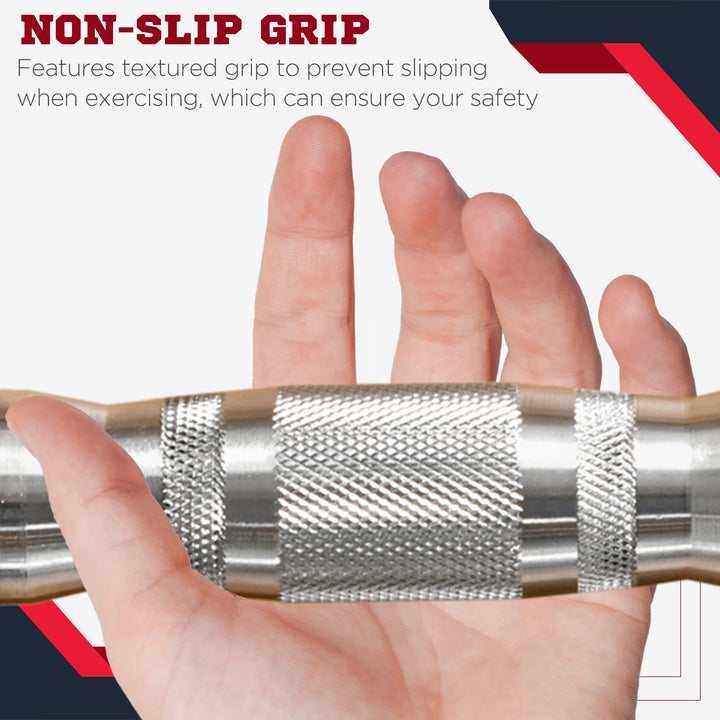 Soozier 45lbs Rubber Hex Dumbbells Weight Dumbbell Hand Weight Barbell for Body Fitness Training for Home Office Gym, Black