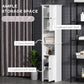 HOMCOM Tall Medicine Cabinet, Freestanding Bathroom Storage Cabinet with Shelves and 2 Cupboards, Bathroom Organizer, White