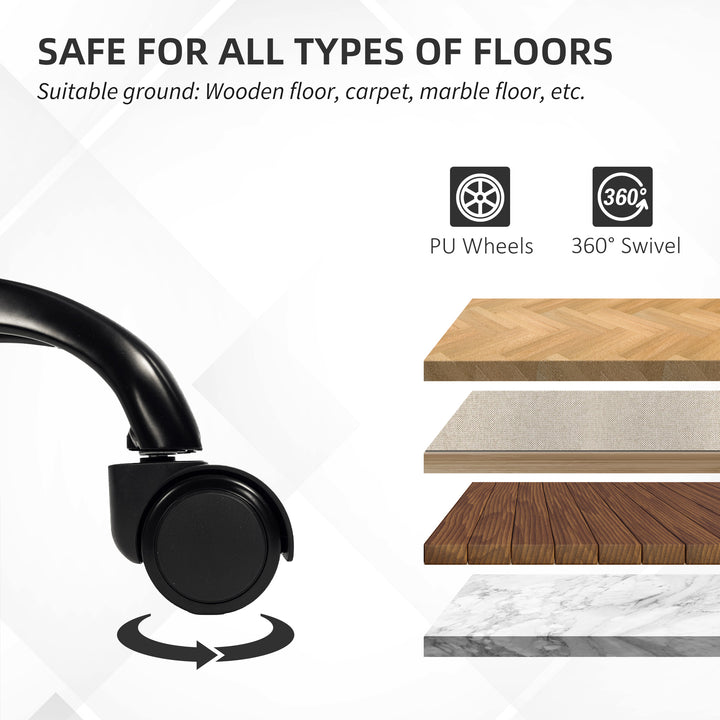 HOMCOM Ergonomic Mesh Office Chair with 4D Lumbar Support, Swivel Desk Chair with Flip-up Armrests, Tilt Function, Grey