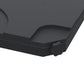 Outsunny 4 Pieces Umbrella Base Parasol Stand for Cantilever Umbrella Fill w/ Sand or Water Black