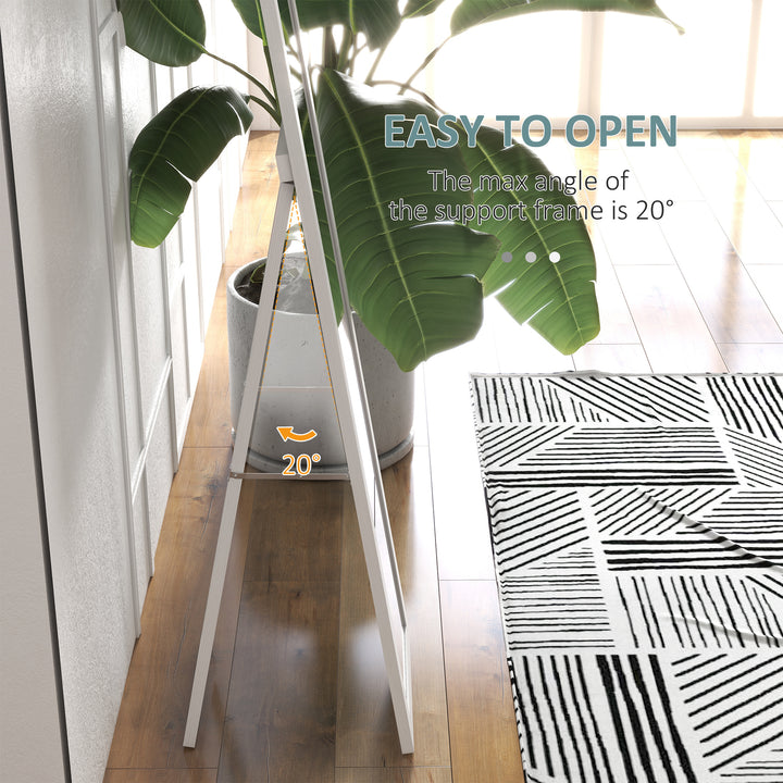 HOMCOM 15" x 62" Full Length Mirror for Bedroom, Free Standing Dressing Mirror, Wall Mirror for Living Room, Grey