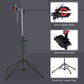 HOMCOM Bike Repair Work Stand Adjustable Telescopic Arm 70.75" Rack Tool Tray Cycle