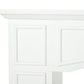 HOMCOM Modern Fireplace Mantel, Surround Mantel for Fireplace with Decorative Pattern Interior Width 29", White