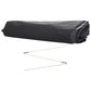 Outsunny Outdoor Large Umbrella Cover Patio Cantilever Banana Parasol Protector Weather Resistant Black