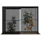 Outsunny 94.5''x47.25''x 72.75'' Heavy Duty Outdoor Greenhouse W/ Frame Garden Planting Warm House With Roll-Up Zipper Doors for Seedlings, Herbs, or Flowers , Black