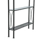 Outsunny 8' x 5' Grill Gazebo Double Tiered Tent Pavilion Grill Canopy Garden Sun Shade with 2-Tires Shelf
