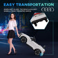Aosom Ride-On Toy On Car with Remote Control, 12V 3.1 MPH Electric Ride for Kids w/ Suspension System, Horn Honking, White