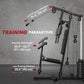 Soozier Multi-Exercise Home Gym Station with 99lbs Weight Stack, for Full Body Workout