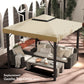 Outsunny 10' x 10' Gazebo Replacement Canopy, Gazebo Top Cover with Double Vented Roof for Garden Patio Outdoor TOP ONLY, Beige