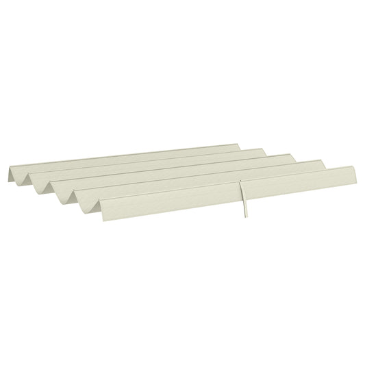 Outsunny Pergola Canopy, Retractable Sun Shade Cover for 10' x 7' Pergola, UV30+ Protected, Cream White