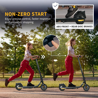 Soozier Folding Electric Scooter for Adults & Teens, E Scooter with Lights, Speed 25KM/H, 35KM Range, 330LBS Max Load