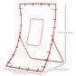Soozier Pitch Back 5 Angles Adjustable Rebounder Net Goal Pitching and Throwing Practice Partner, Baseball/Soccer/Football/Basketball/Volleyball Daily Training