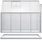 Outsunny 6' x 12' x 6.5' Walk-in Greenhouse, Polycarbonate Greenhouse with Adjustable Roof Vent, Base, Sliding Door, Clear