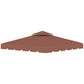 Outsunny 10' x 10' Gazebo Replacement Canopy, Gazebo Top Cover with Double Vented Roof for Garden Patio Outdoor TOP ONLY, Beige
