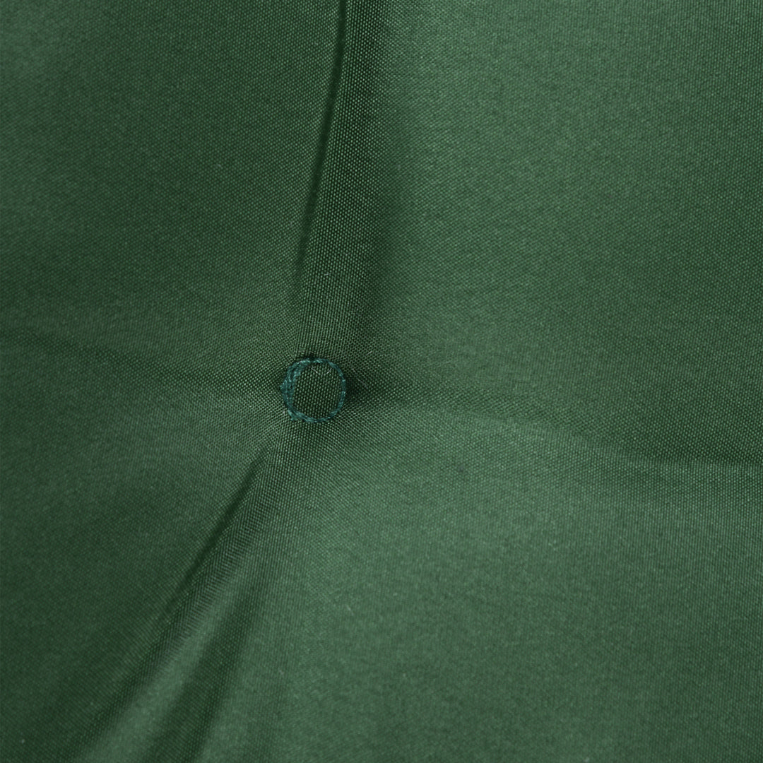 Outsunny 6-Piece Seat Cushion Replacement, Outdoor Patio Chair Cushions Set with Ties, Button Tufted, Dark Green